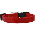 Mirage Pet Products Plain Nylon Cat Safety CollarRed 124-1 RDCT